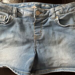 Girls Blue Denim Shorts